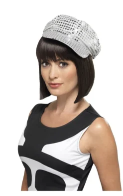 Smiffys Silver Disco Hat All Womens Costumes