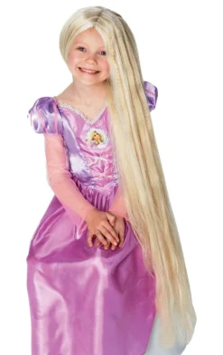 Rubies Kids Glow-in-Dark Blonde Rapunzel Wig All Girls Costumes