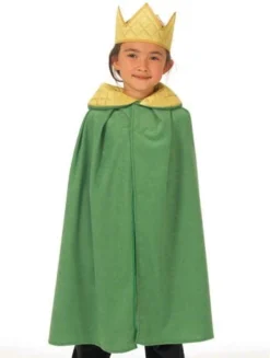 Charlie Crow Christmas King Green Cloak And Crown