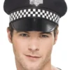 Smiffys Cops And Robbers Policeman Panda Cap Accessory