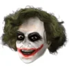 Rubies Halloween The Joker Vinyl Mask With Hair