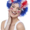 Generic Unisex Union Jack Afro Wig Masks
